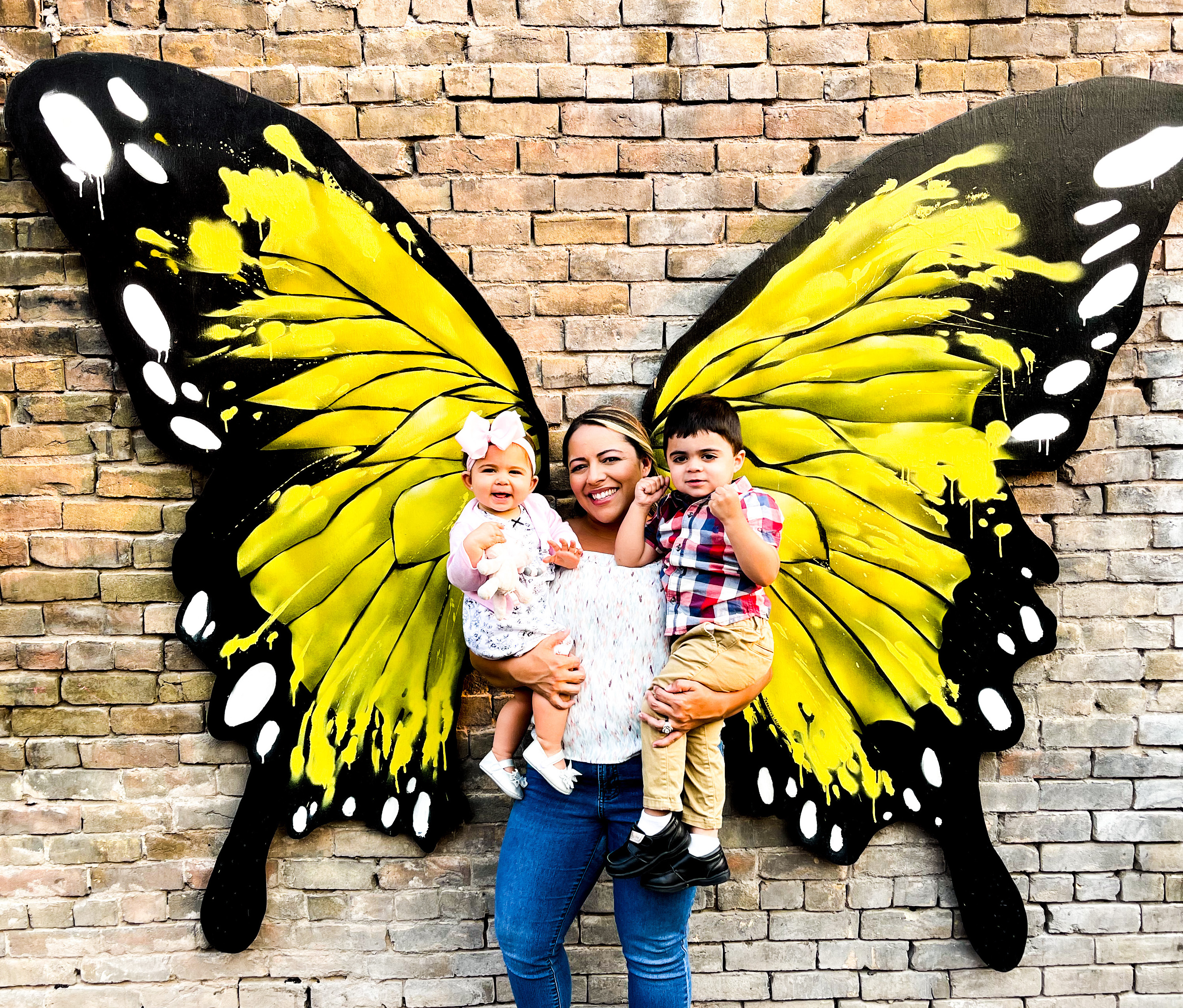 Butterfly street art Glenwood Springs